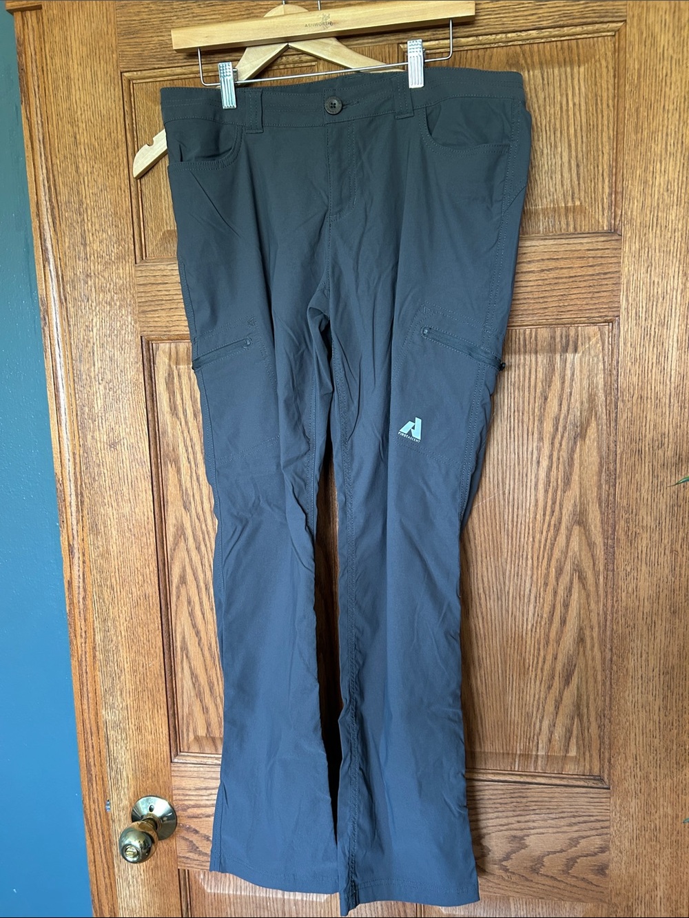 Eddie Bauer Women's Straight Leg Hiking Pants - Dark Gray
